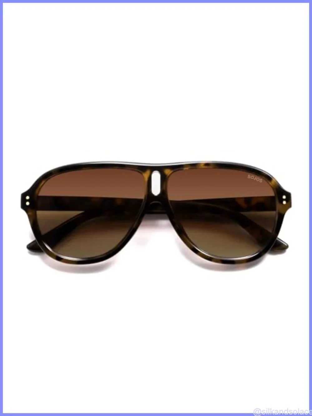 Oversized Polarized Aviator Sunglasses UV400 Retro Trendy TAC Lens Unisex